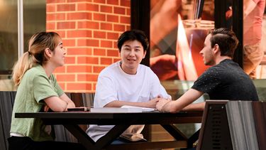 Students discussion on table