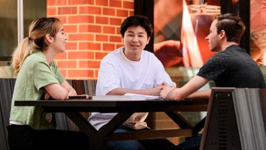 Students discussion on table