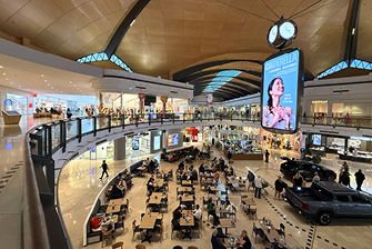 Shopping mall view