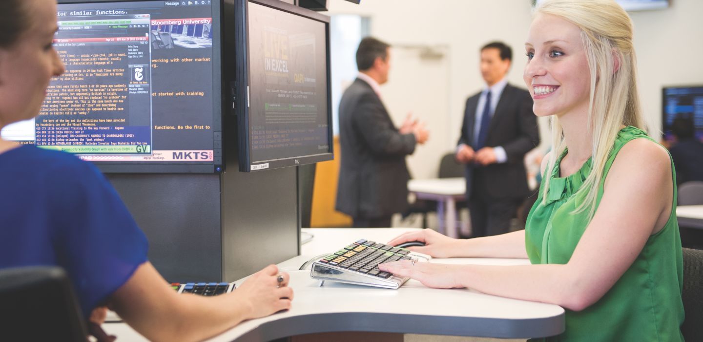 Females on computers